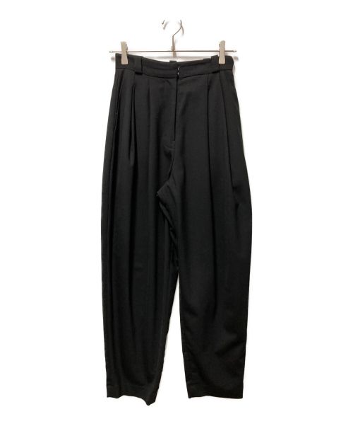 TODAYFUL（トゥデイフル）TODAYFUL (トゥデイフル) Highwaist Tuck Trousers ブラック サイズ:36の古着・服飾アイテム