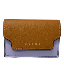 MARNI（マルニ）の古着「トリフォールドウォレット」｜ブラウン