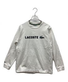 LACOSTE（ラコステ）の古着「ロゴスウェット」｜ホワイト