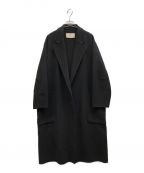 TODAYFULトゥデイフル）の古着「Wool Over Coat　ウールオーバーコート」｜ブラック