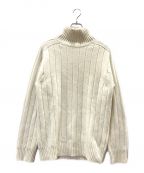 totemeトーテム）の古着「WOOL CASHMERE RIB KNIT」｜オフホワイト