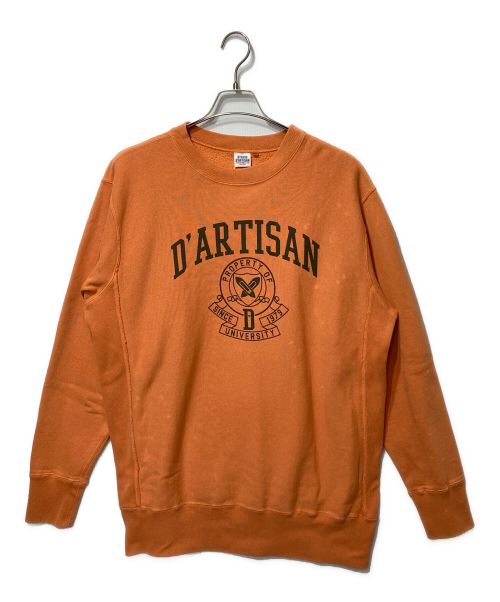 STUDIO D'ARTISAN（ステュディオダルチザン）STUDIO D'ARTISAN (ステュディオダルチザン) リバーススウェット オレンジ サイズ:2XLの古着・服飾アイテム