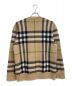 BURBERRY (バーバリー) チェック柄カシミヤセーター ベージュ サイズ:M：54800円