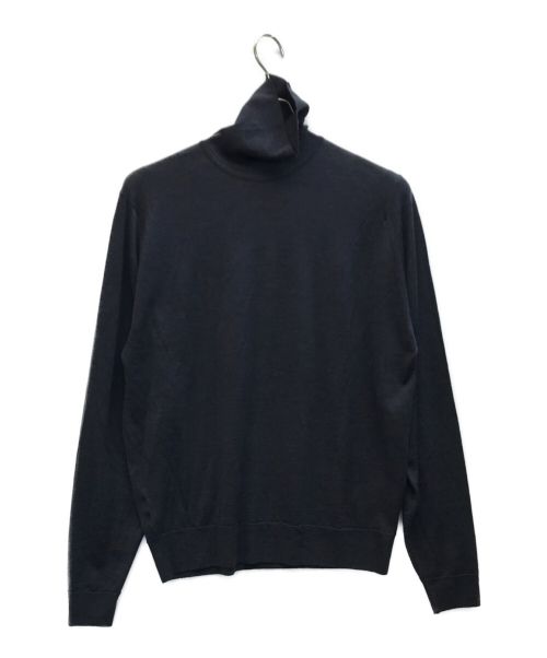 JOHN SMEDLEY（ジョンスメドレー）JOHN SMEDLEY (ジョンスメドレー) タートルネックニット ネイビー サイズ:Lの古着・服飾アイテム