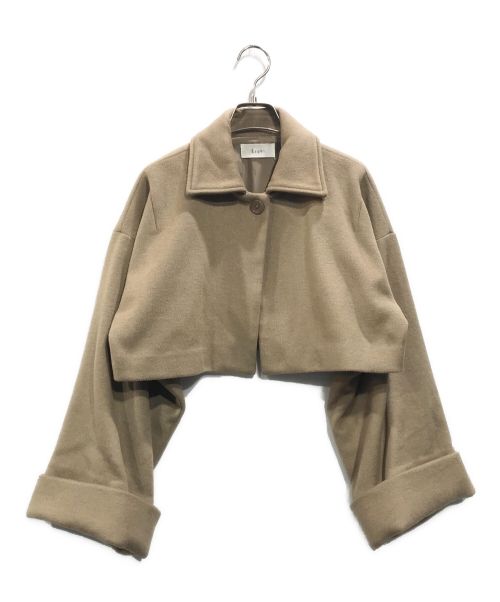 Eaphi（エフィ）Eaphi (エフィ) soutien collar short jacket ベージュ サイズ:Fの古着・服飾アイテム