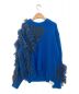 MAISON SPECIAL (メゾンスペシャル) Random Cut Fringe Knit ブルー サイズ:FREE：9000円