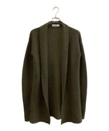 JIL SANDER（ジルサンダー）の古着「ロングカーディガン」｜カーキ