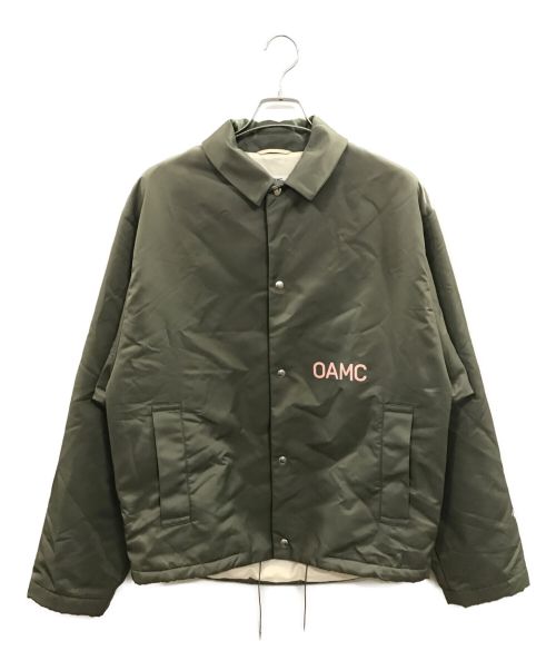 OAMC（オーエーエムシー）OAMC (オーエーエムシー) ロンハーマン別注スタッフコーチジャケット オリーブ サイズ:Ｍの古着・服飾アイテム