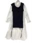 Ameri (アメリ) COLLAR KNIT VEST WITH DRESS ブラック サイズ:SIZE S 未使用品：12800円