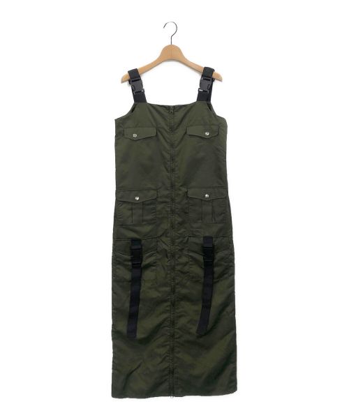 Ameri（アメリ）Ameri (アメリ) MILITARY WORK I LINE DRESS カーキ サイズ:Sの古着・服飾アイテム