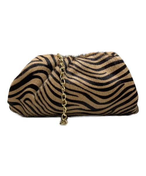 AULENTTI（オウレンティ）AULENTTI (オウレンティ) Zebra 2Way Clutch Bag   L'Appartement取扱い ベージュ 未使用品の古着・服飾アイテム