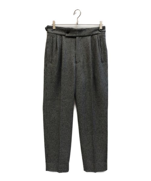 Needles（ニードルズ）Needles (ニードルズ) TUCKED S/T TROUSER-POLY HOUNDSTOOTH　タックパンツ　ハウンドトゥース グレー サイズ:Ｓの古着・服飾アイテム