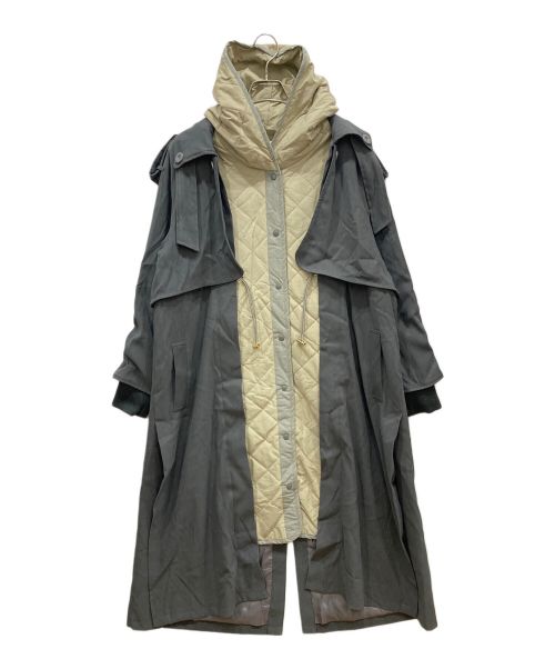 S / ile（シール）S / ile (シール) Matelassage coat グレー サイズ:-の古着・服飾アイテム