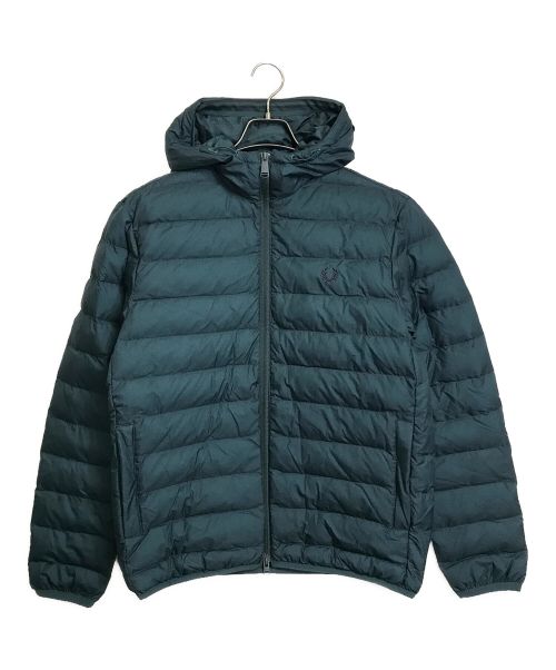 FRED PERRY（フレッドペリー）FRED PERRY (フレッドペリー) Hooded Insulated Jacket グリーン サイズ:Mの古着・服飾アイテム