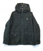 FRED PERRYフレッドペリー）の古着「SHORT COTTON TWILL PARKA」｜グリーン