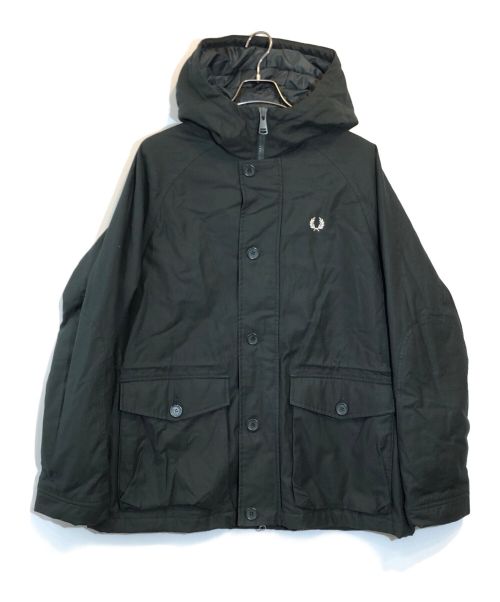 FRED PERRY（フレッドペリー）FRED PERRY (フレッドペリー) SHORT COTTON TWILL PARKA グリーン サイズ:Mの古着・服飾アイテム