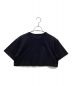 ALEXANDER WANG (アレキサンダーワン) ハイツイストジャージー クロップTシャツ ブラック サイズ:XS：9800円