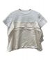 sacai（サカイ）の古着「Satin Mix Cotton Jersey T-Shirt」｜ホワイト