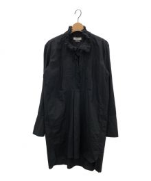 ISABEL MARANT ETOILE（イザベルマランエトワール）の古着「CABORA EMBROIDED SHIRT-DRESS」｜ブラック