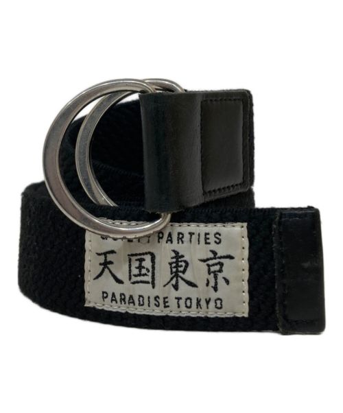 WACKO MARIA（ワコマリア）WACKO MARIA (ワコマリア) RUBBER RING BELT　ラバーリングベルト ブラックの古着・服飾アイテム