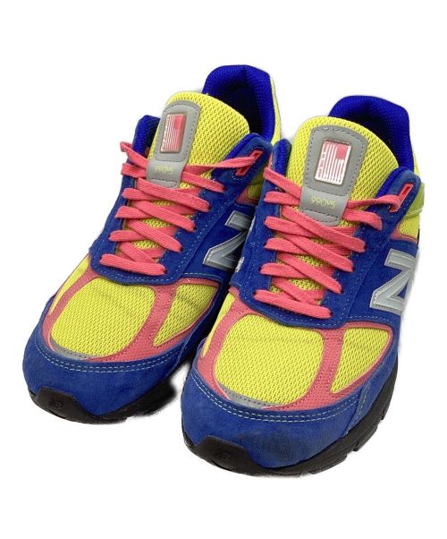 NEW BALANCE（ニューバランス）NEW BALANCE (ニューバランス) M990SZ5 ブルー×イエロー サイズ:US9.5の古着・服飾アイテム