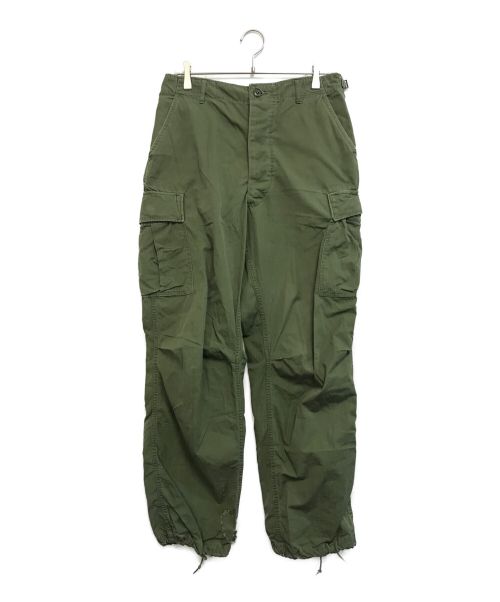 VINTAGE MILITARY（ヴィンテージ ミリタリー）VINTAGE MILITARY (ヴィンテージ ミリタリー) 60S ジャングルファティーグパンツ オリーブ サイズ:MEDIUM LONGの古着・服飾アイテム