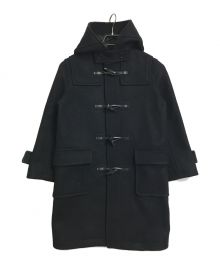 noir kei ninomiya（ノワール ケイ ニノミヤ）の古着「メルトンダッフルコート　ロングコート　ウールコート　日本製」｜ブラック