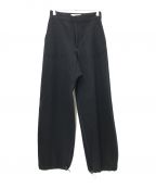 TODAYFULトゥデイフル）の古着「Drawstring Wool Pants」｜ネイビー