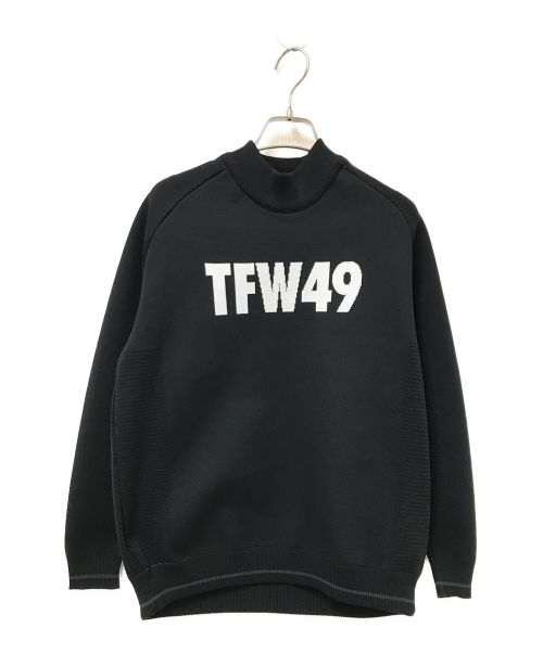 TFW49（ティーエフダブリューフォーティーナイン）TFW49 (ティーエフダブリューフォーティーナイン) MOCK NECK KNIT ブラック サイズ:Mの古着・服飾アイテム