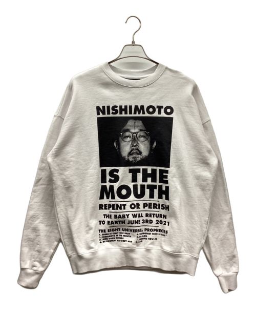 NISHIMOTO IS THE MOUTH（ニシモトイズザマウス）NISHIMOTO IS THE MOUTH (ニシモトイズザマウス) スウェット ホワイト サイズ:Mの古着・服飾アイテム