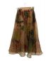 Ameri (アメリ) UND WILLOW PAINT PLEATS SKIRT ブラウン サイズ:M：10000円