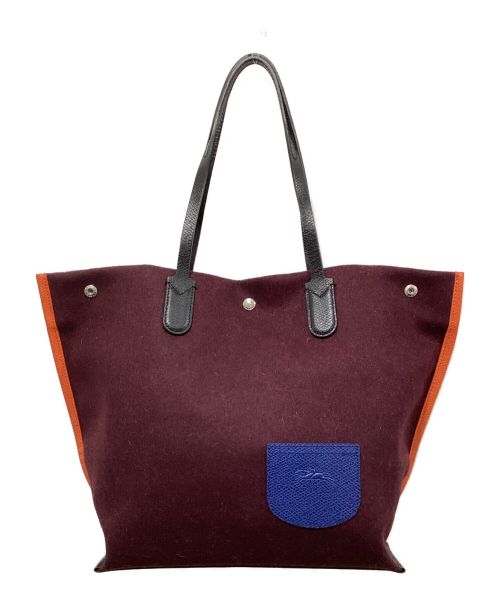 LONGCHAMP（ロンシャン）LONGCHAMP (ロンシャン) トートバッグ / ROSEAU ESSENTIAL L ボルドーの古着・服飾アイテム