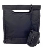 RAMIDUSラミダス）の古着「BOX TOTE BLACK BEAUTY / ボックストート ブラックビューティー　2WAYショルダーバッグ　ハンドバッグ」｜ブラック