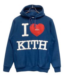 Advisory Board Crystals×KITH（アドバイザリー ボード クリスタルズ×キス）の古着「I Love Kith Hoodie」｜ブルー