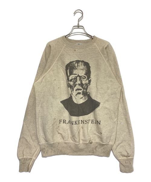 SAINT MICHAEL（セントマイケル）SAINT MICHAEL (セントマイケル) FRANKENSTEIN (フランケンシュタイン) SWEAT SHIRT/FRANKEN アイボリー サイズ:Lの古着・服飾アイテム