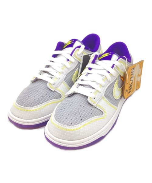 NIKE（ナイキ）NIKE (ナイキ) UNION (ユニオン) Dunk Low Passport Pack ホワイト サイズ:25.5 未使用品の古着・服飾アイテム