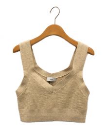 HYKE（ハイク）の古着「C/C KNIT THERMAL BUSTIER TOP」｜キナリ