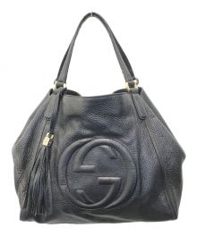 GUCCI（グッチ）の古着「レザーショルダーバッグ 282309」｜ブラック