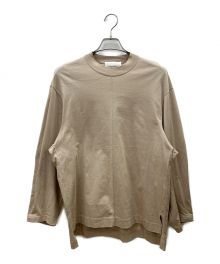 Mame Kurogouchi（マメクロゴウチ）の古着「Classic Cotton Long Sleeve Top」｜ベージュ