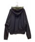 glamb (グラム) Nylon Switch Hoodie ブラック×オリーブ サイズ:L 未使用品：9800円