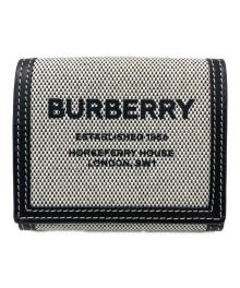 BURBERRY（バーバリー）の古着「2つ折り財布」｜ブラック×ホワイト