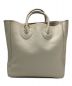 YOUNG & OLSEN The DRYGOODS STORE（ヤングアンドオルセン ザ ドライグッズストア）の古着「EMBOSSED LEATHER TOTE M」｜アイボリー