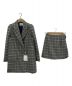 Ameri（アメリ）の古着「PUFF CHECK JACKET WITH SKIRT PANTS」｜グレー