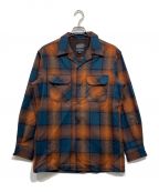 PENDLETONペンドルトン）の古着「LS Board Shirt」｜ブラウン×ブルー