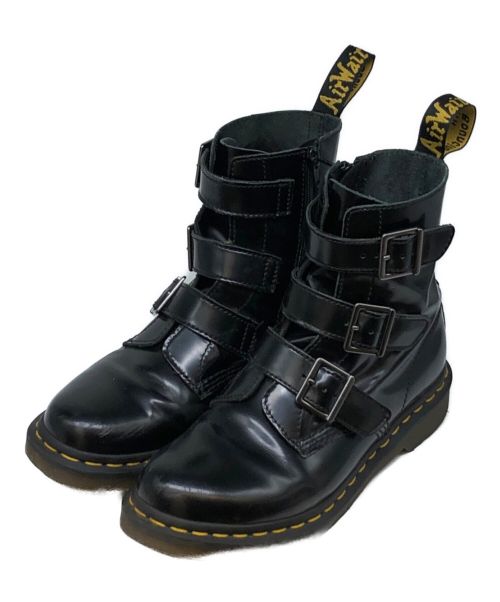 Dr.Martens（ドクターマーチン）Dr.Martens (ドクターマーチン) BLAKE BELT BOOTS ブラック サイズ:US8の古着・服飾アイテム