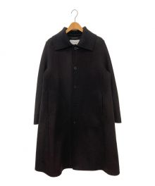 OVERCOAT（オーバーコート）の古着「DARTED DOLMAN SLEEVE OVERCOAT」｜ブラウン