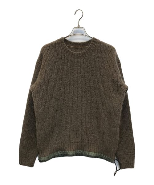 sacai（サカイ）sacai (サカイ) Mohair Knit Pullover ブラウン サイズ:2の古着・服飾アイテム