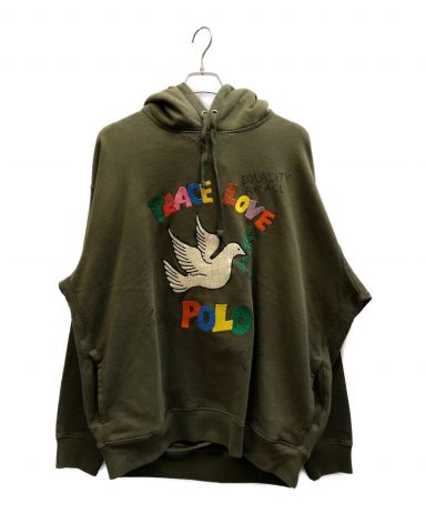 [中古]POLO RALPH LAUREN(ポロ・ラルフローレン)のメンズ トップス Peace Love 前Vパーカー