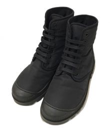 JAMES PERSE（ジェームスパース）の古着「LACE-UP ARMY BOOT」｜ブラック