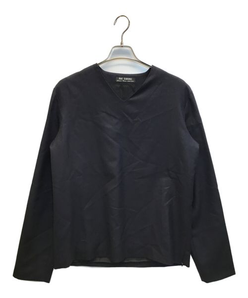 RAF SIMONS（ラフシモンズ）RAF SIMONS (ラフシモンズ) プルオーバーシャツ ネイビー サイズ:50の古着・服飾アイテム